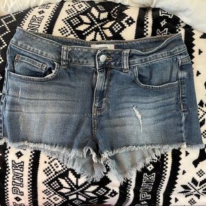 Victoria secret pink denim shorts size 10
